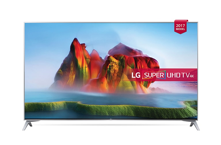 Front view of 49&#34; LG NanoCell TV 49SJ800V