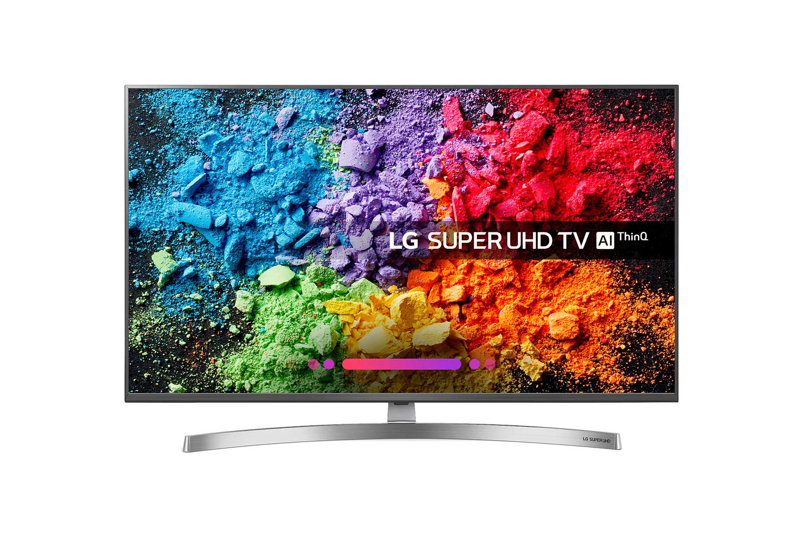 Front view of 49&#34; LG NanoCell TV 49SK8100PLA