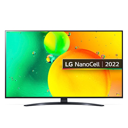 A front view of the LG NanoCell TV