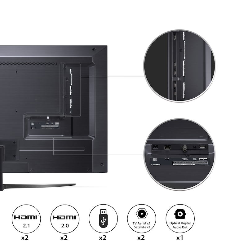 LG QNED QNED81 50 inch TV 2022, 50QNED816QA