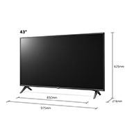 LG UN80 43 inch 4K Smart UHD TV, 43UN80006LC