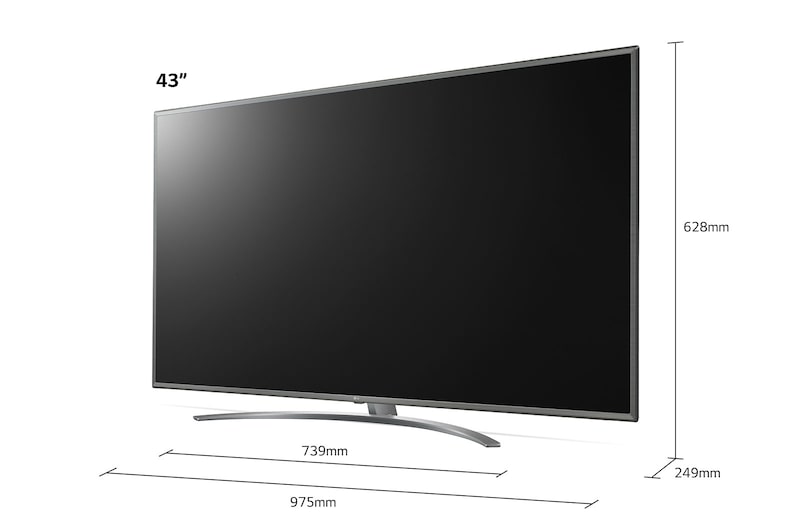 LG UN81 43 inch 4K Smart UHD TV, 43UN81006LB