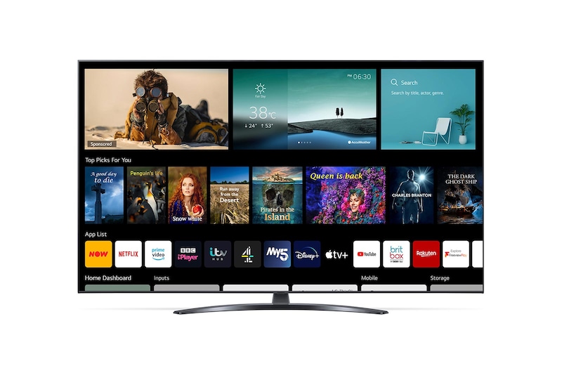LG LED UP78 50" 4K Smart TV, 50UP78006LB