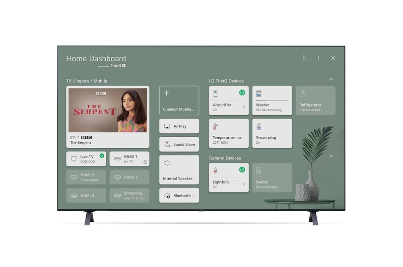 LG LED UP80 50" 4K Smart TV, 50UP80006LR