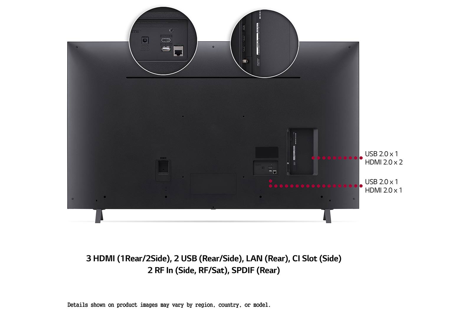 LG LED UP80 50" 4K Smart TV, 50UP80006LR
