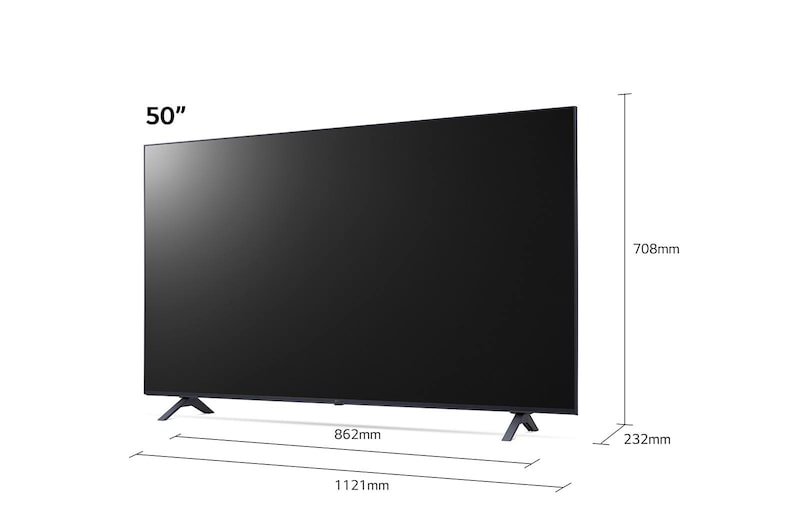 LG LED UP80 50" 4K Smart TV, 50UP80006LR