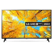 Front View of LG LED UQ75 50" 4K Smart TV 50UQ75006LF 