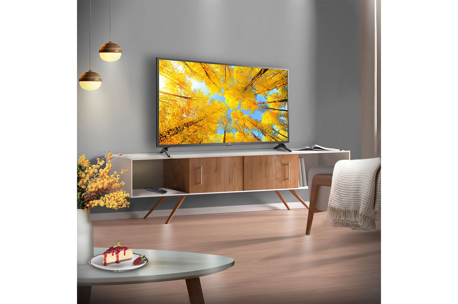 LG LED UQ75 55 inch 4K Smart TV 2022, 55UQ75006LF