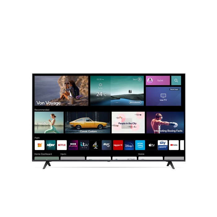 LG LED UQ80 50 inch 4K Smart TV 2022, 50UQ80006LB