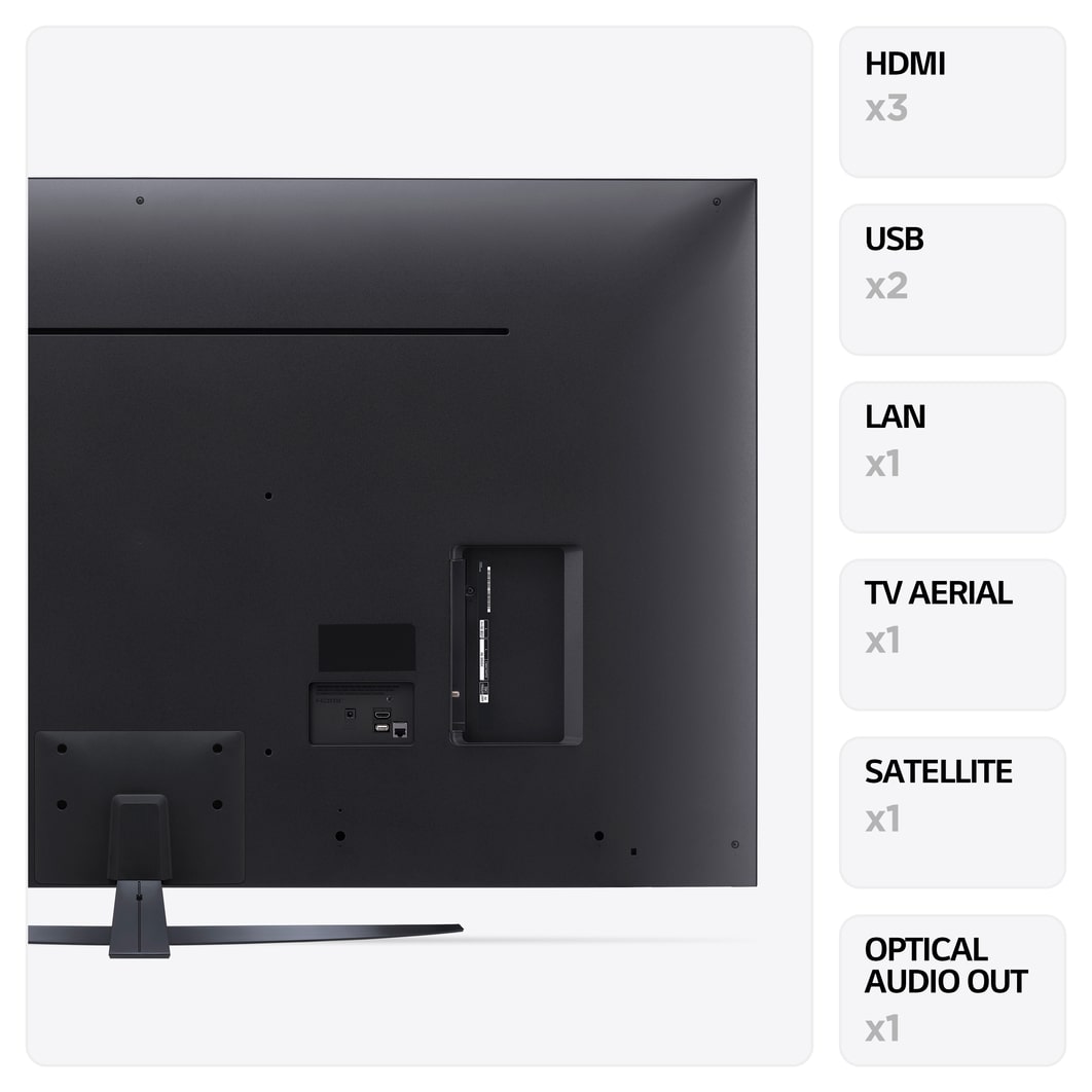LG UR81 50 inch 4K Smart UHD TV 2023, 50UR81006LJ