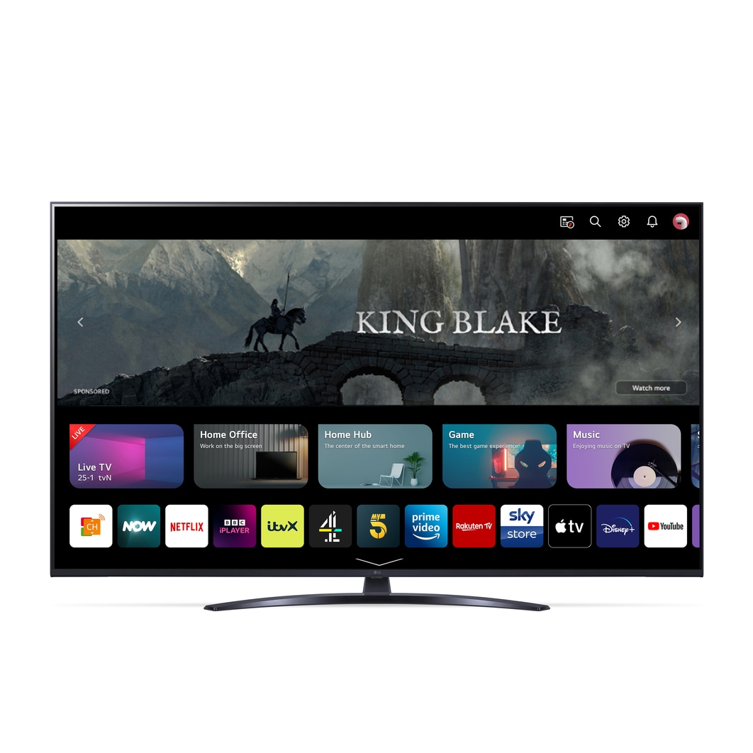 LG UR81 50 inch 4K Smart UHD TV 2023, 50UR81006LJ