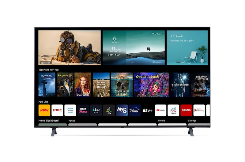 LG NanoCell NANO75 55" 4K Smart TV, 55NANO756PA
