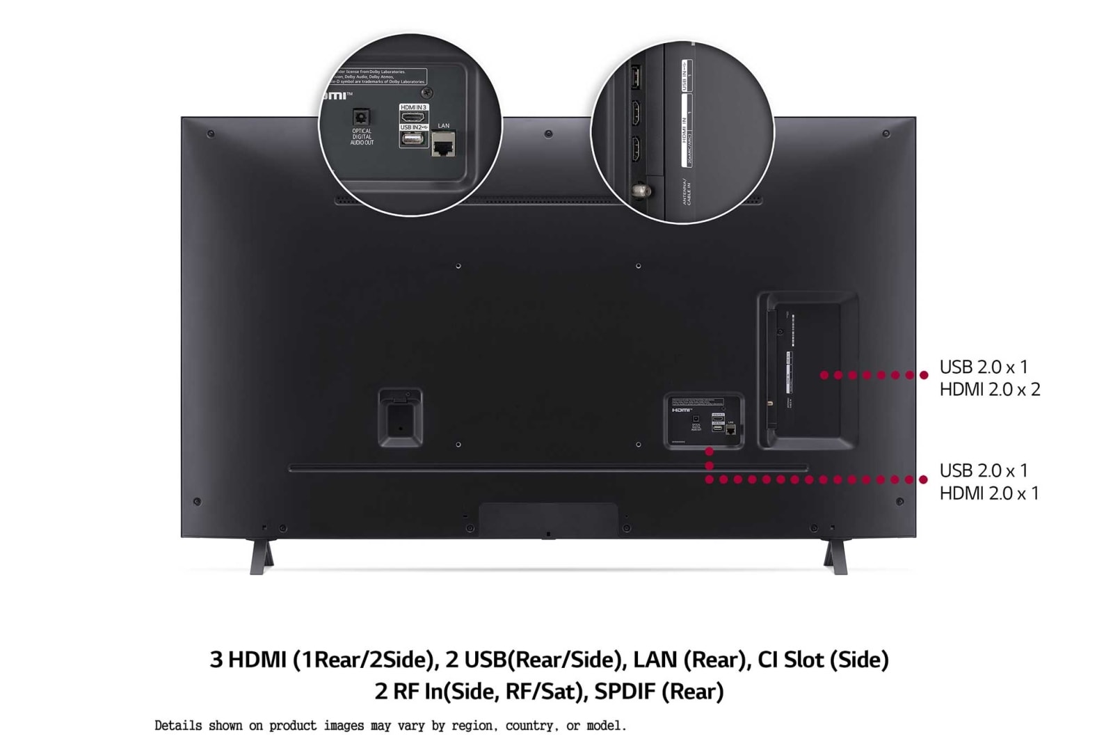 LG NanoCell NANO75 55" 4K Smart TV, 55NANO756PA