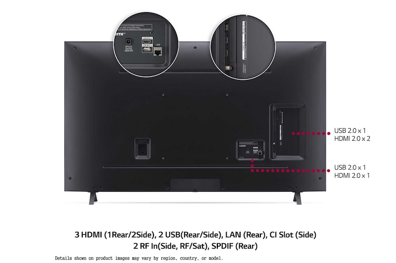 LG NanoCell NANO75 55" 4K Smart TV, 55NANO756PA