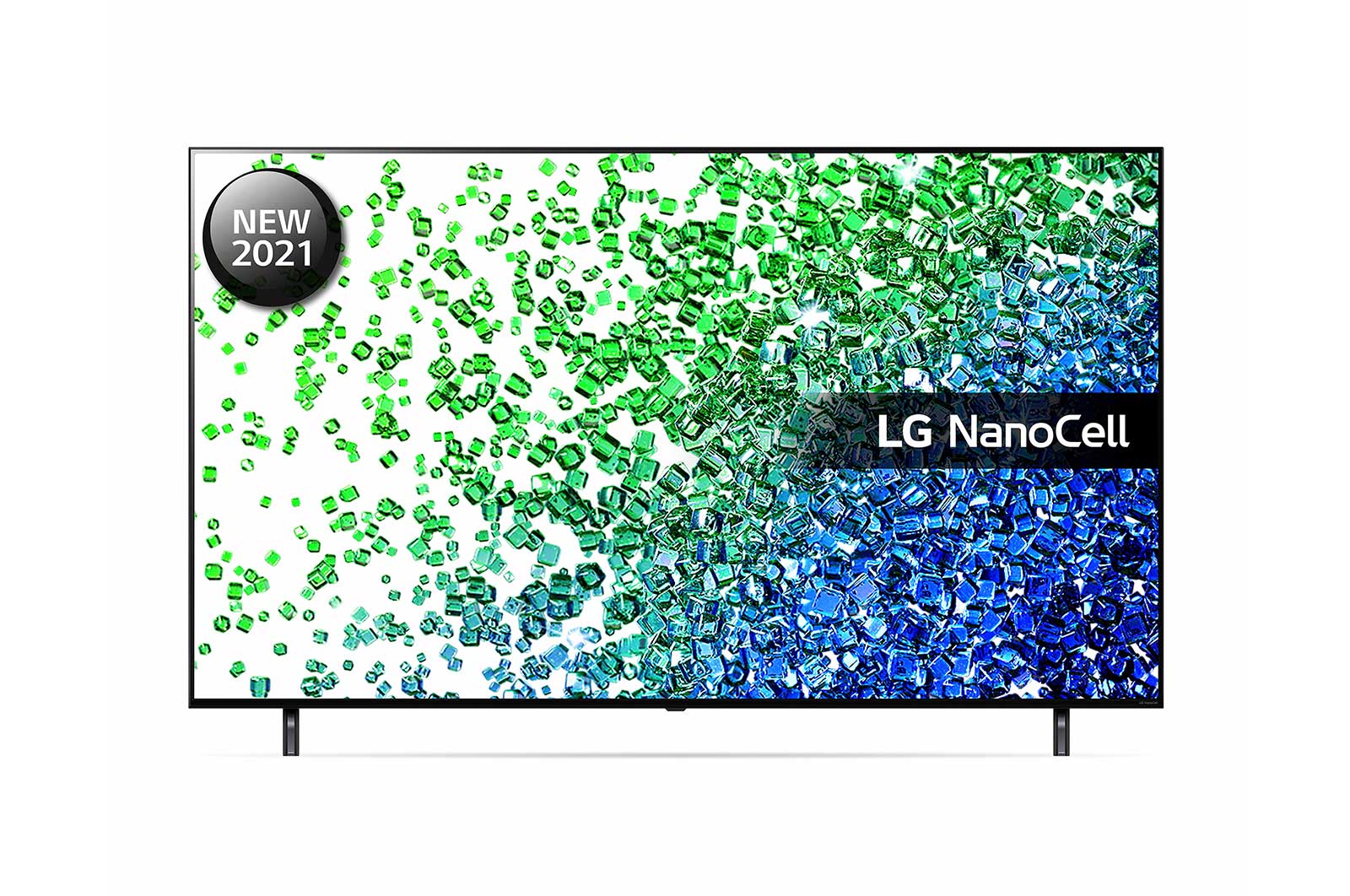 Front view of LG NanoCell NANO80 55&#34; 4K Smart TV 55NANO806PA