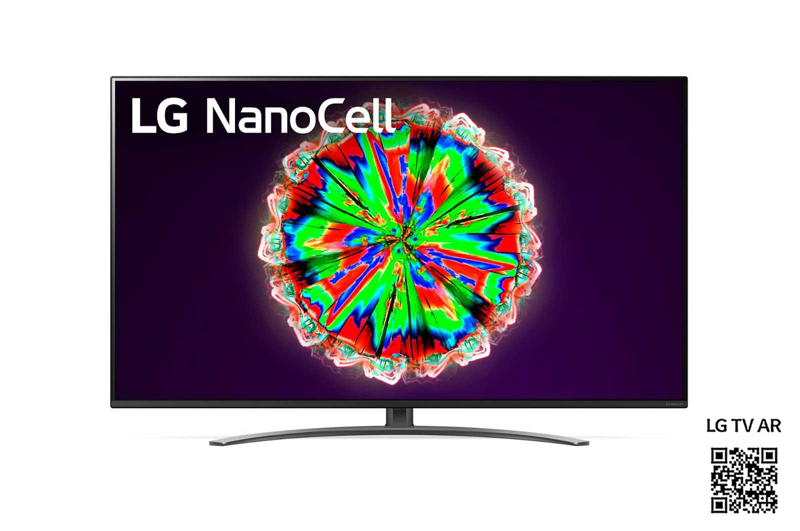 Front view of LG Nano81 55 inch 4K NanoCell TV 55NANO816NA