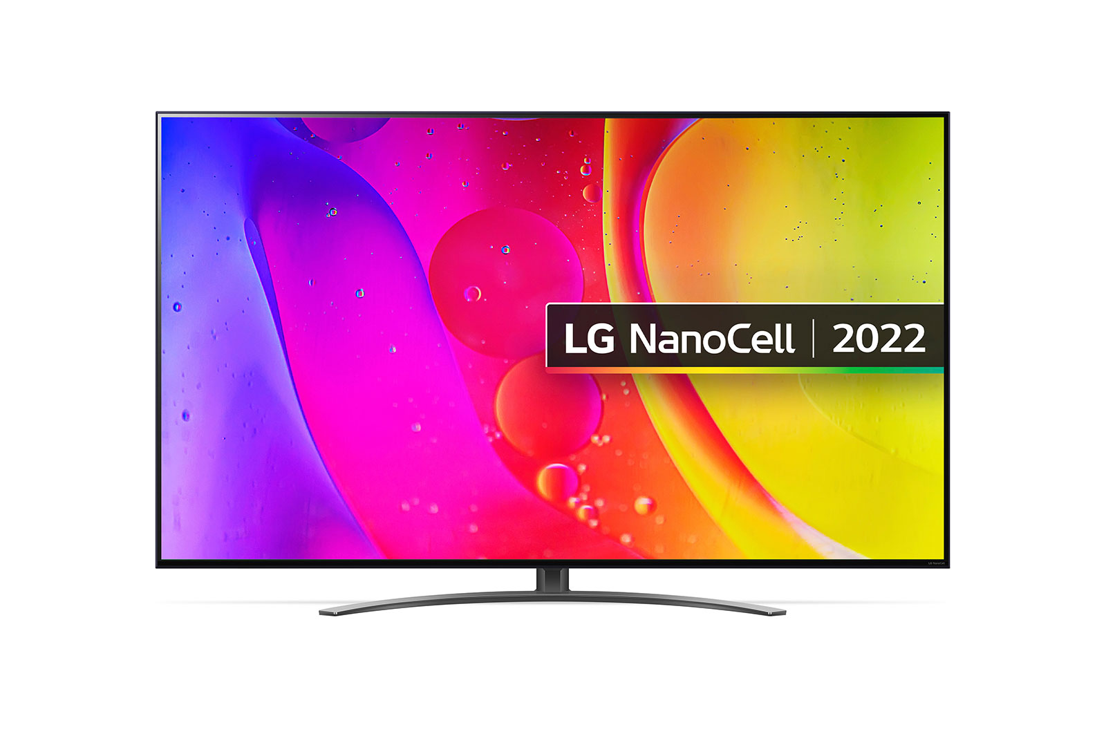 A front view of the LG NanoCell TV