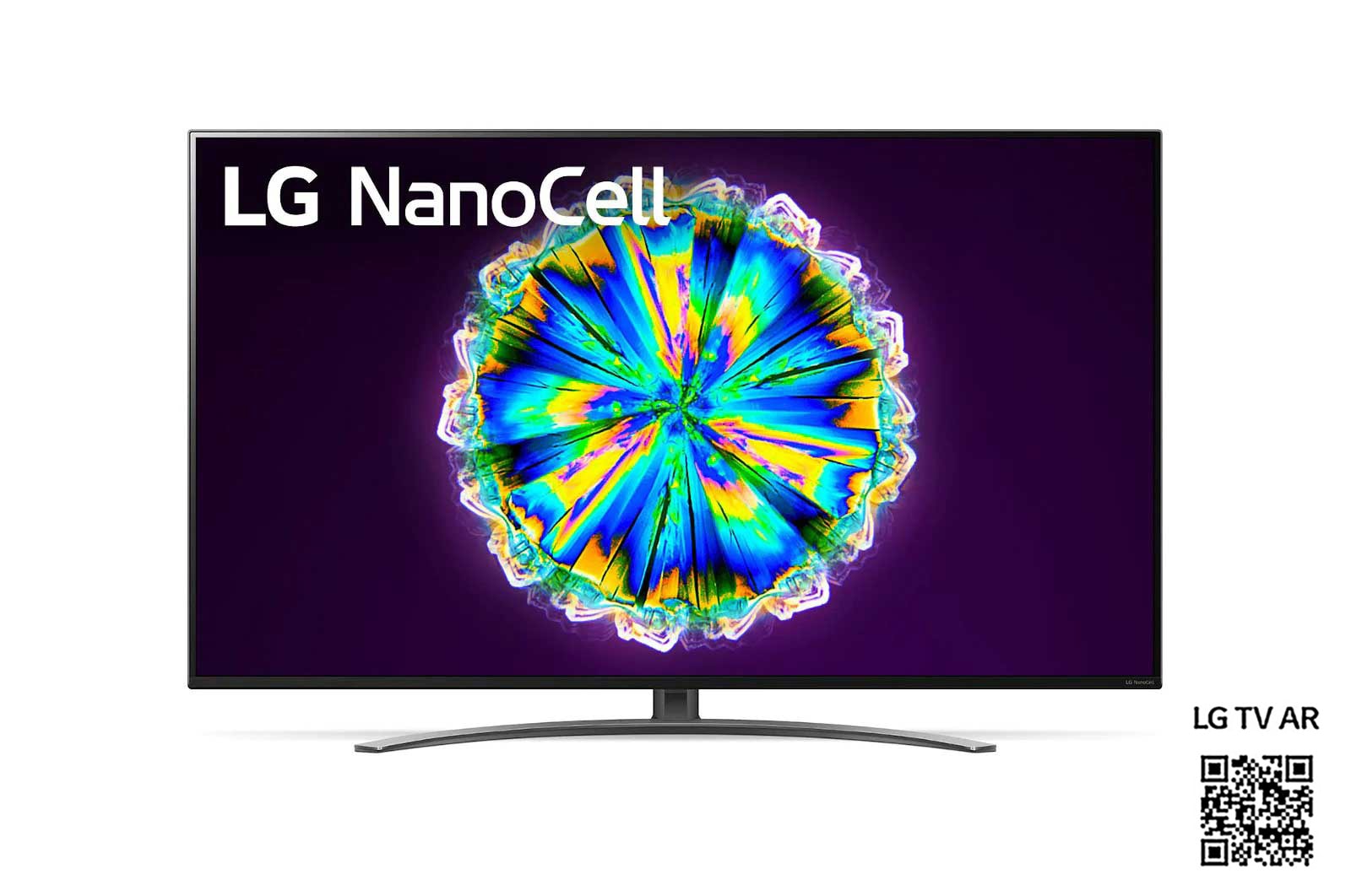Front view of LG Nano86 55 inch 4K NanoCell TV 55NANO866NA