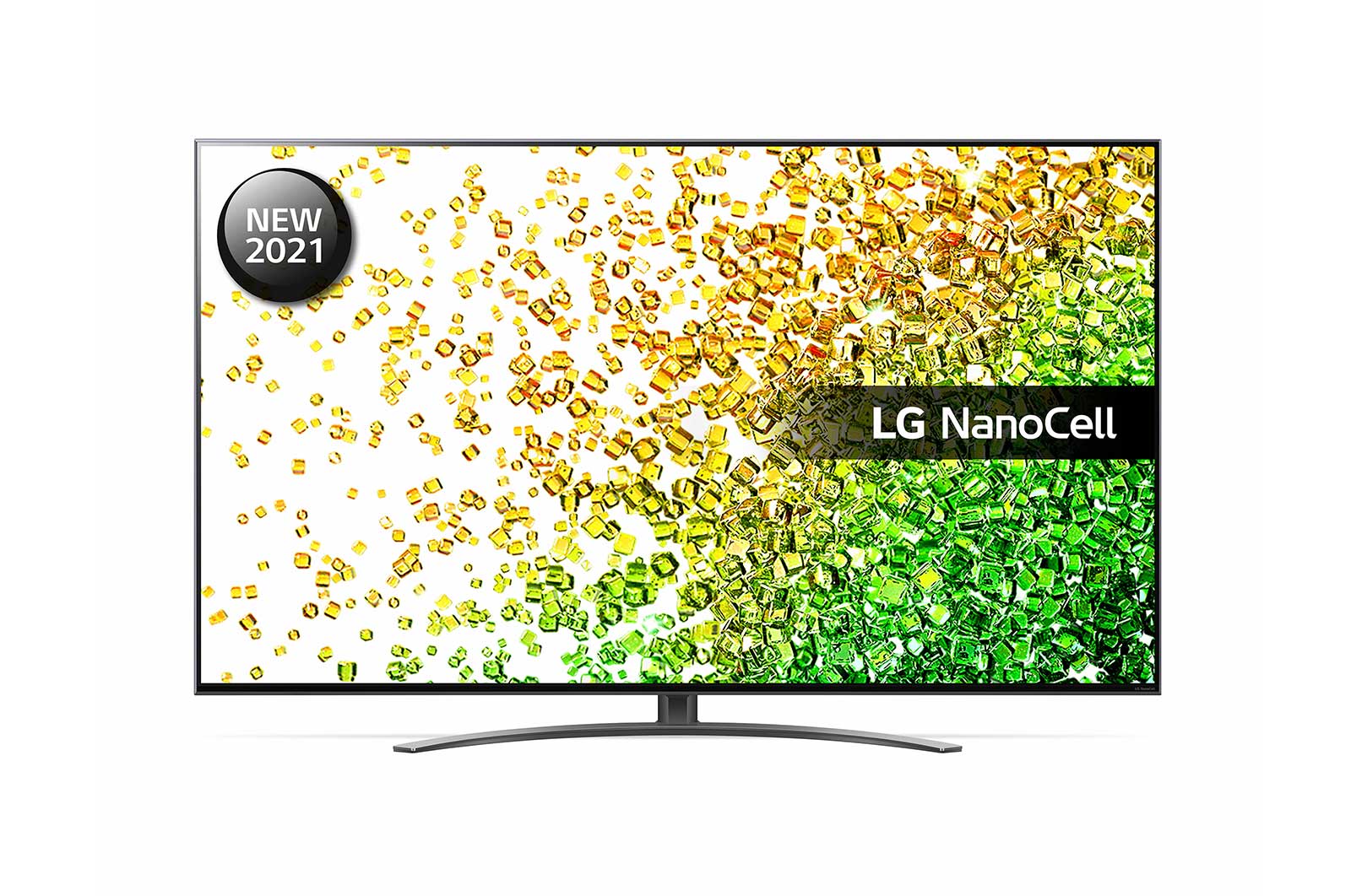 A front view of the LG NanoCell TV