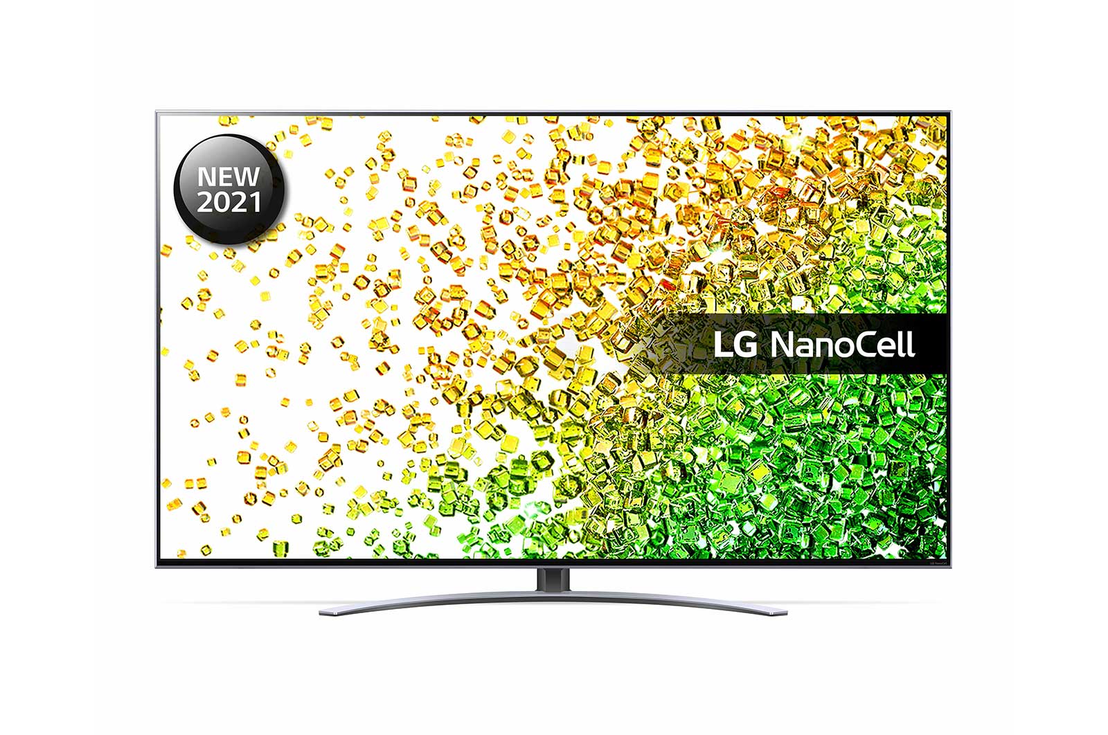A front view of the LG NanoCell TV