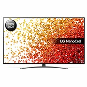 Front view of LG NanoCell NANO91 55&#34; 4K Smart TV 55NANO916PA