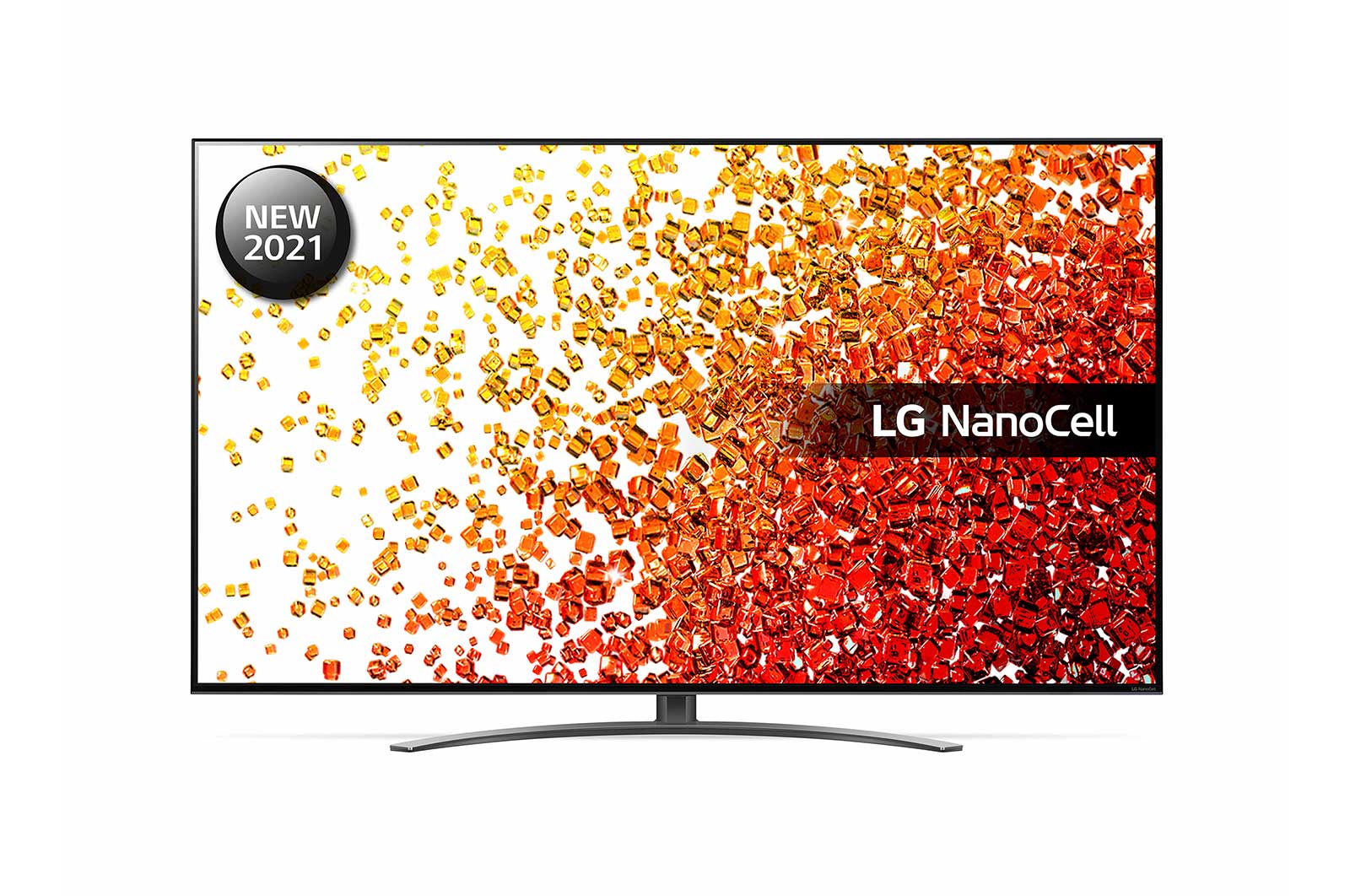 Front view of LG NanoCell NANO91 55&#34; 4K Smart TV 55NANO916PA