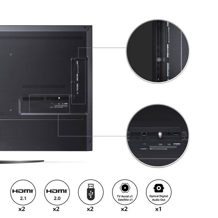 LG QNED MiniLED QNED86 55, 55QNED866QA