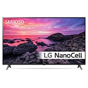 Front view of 55&#39;&#39; LG NanoCell 4K TV - SM80 55SM8050PLC