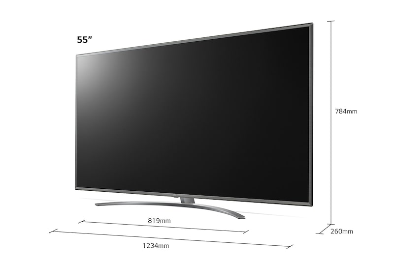 LG UN81 55 inch 4K Smart UHD TV, 55UN81006LB