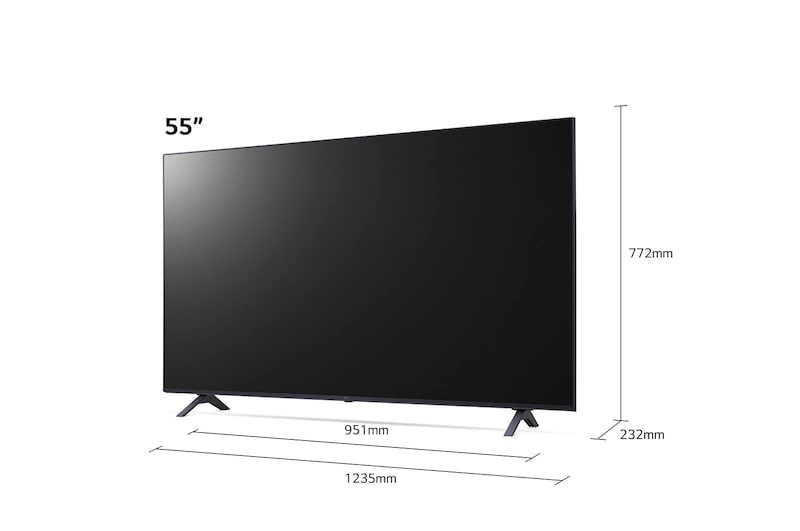 LG LED UP80 55" 4K Smart TV, 55UP80006LA