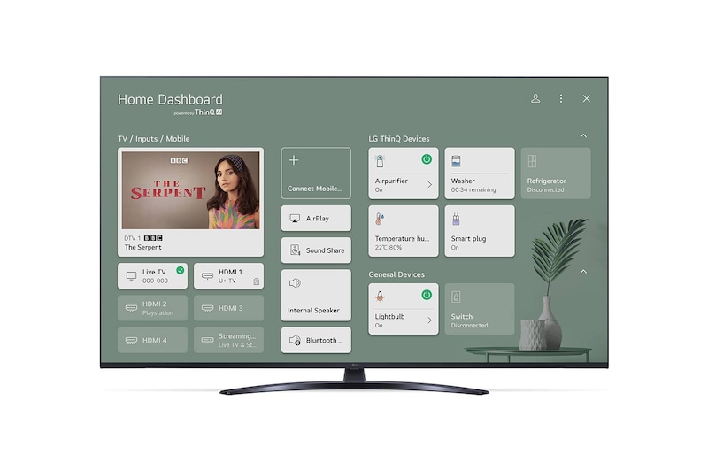 LG LED UP81 55" 4K Smart TV, 55UP81006LR