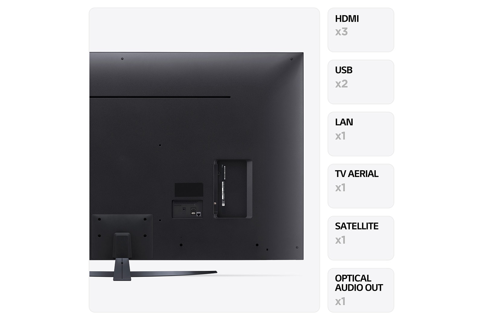 LG UR81 55 inch 4K Smart UHD TV 2023, 55UR81006LJ