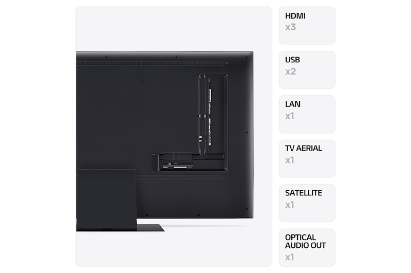 LG UR91 55 inch 4K Smart UHD TV 2023, 55UR91006LA