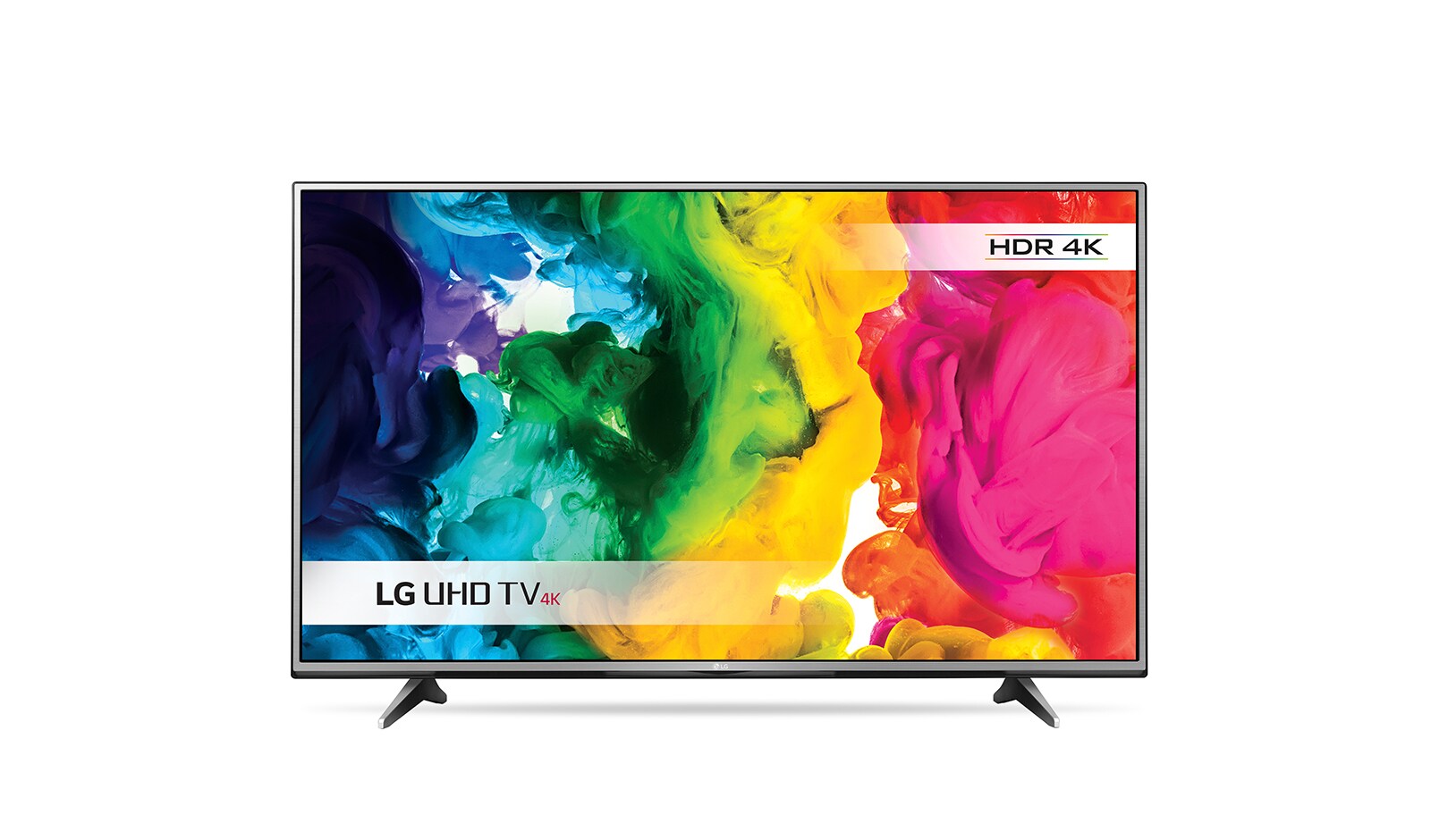 Front view of  60&#34; LG ULTRA HD 4K TV 60UH615V