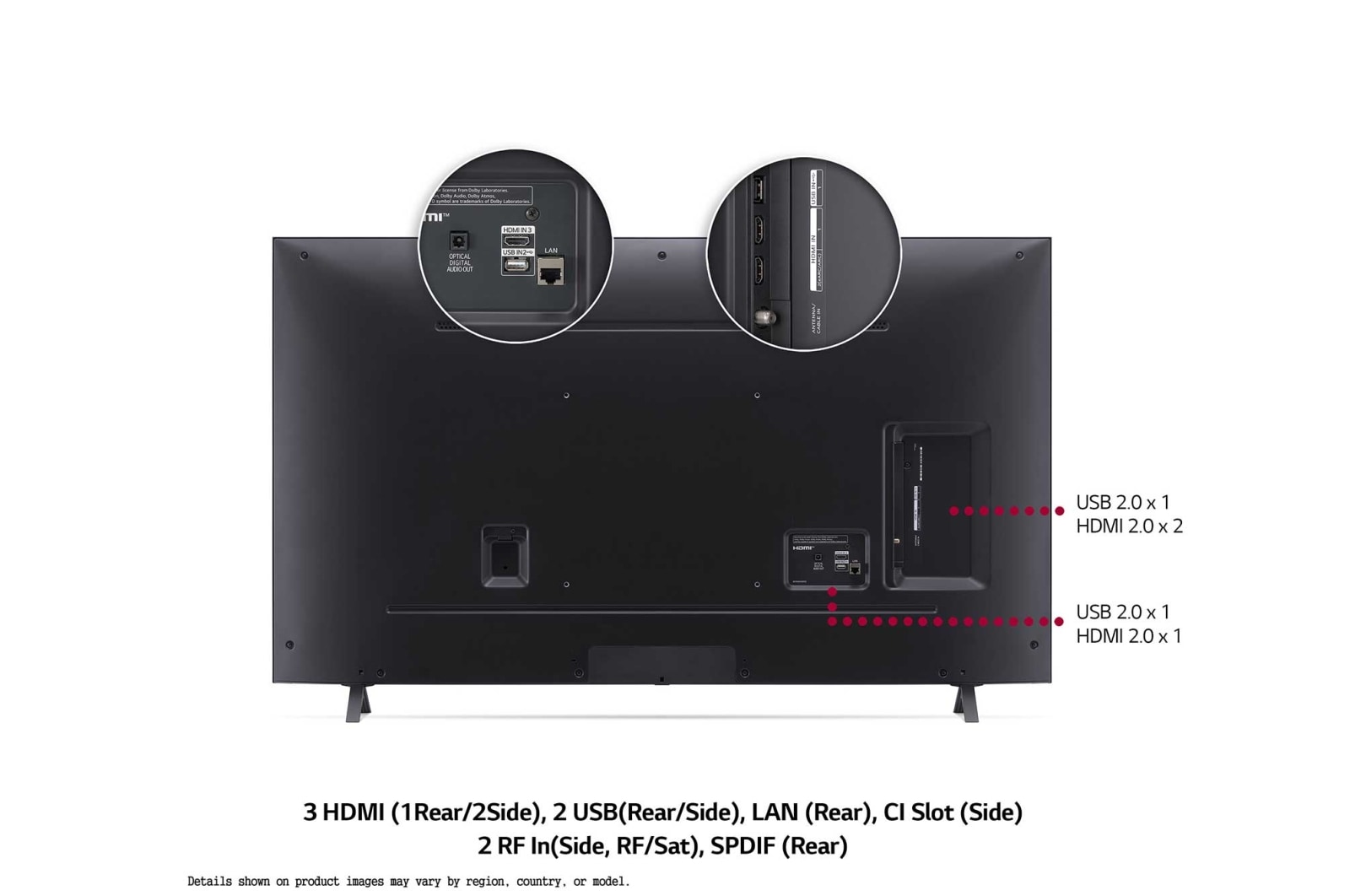 LG NanoCell NANO75 65" 4K Smart TV, 65NANO756PA
