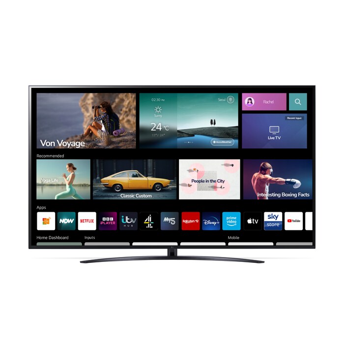 LG NanoCell NANO76 65 inch TV 2022, 65NANO766QA