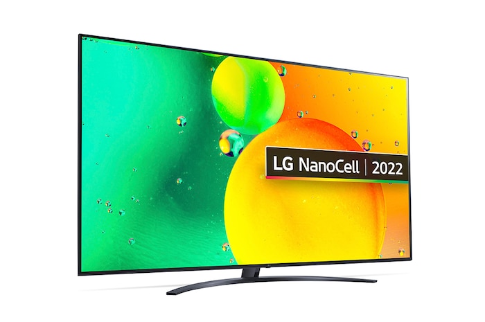 LG NanoCell NANO76 65 inch TV 2022, 65NANO766QA