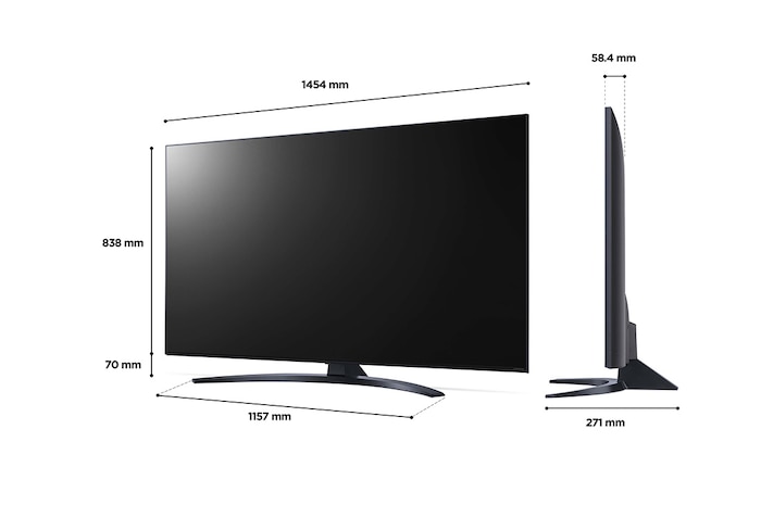LG NanoCell NANO76 65 inch TV 2022, 65NANO766QA