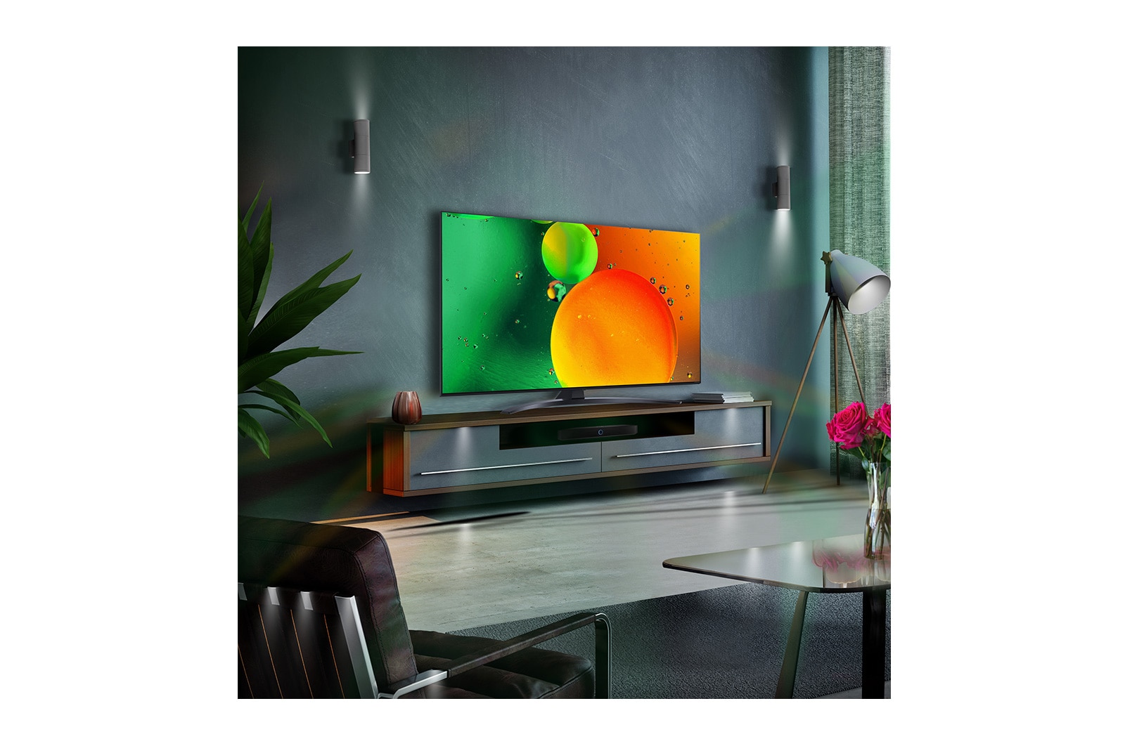 LG NanoCell NANO76 65 inch TV 2022, 65NANO766QA