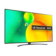 LG NanoCell NANO76 65 inch TV 2022, 65NANO766QA