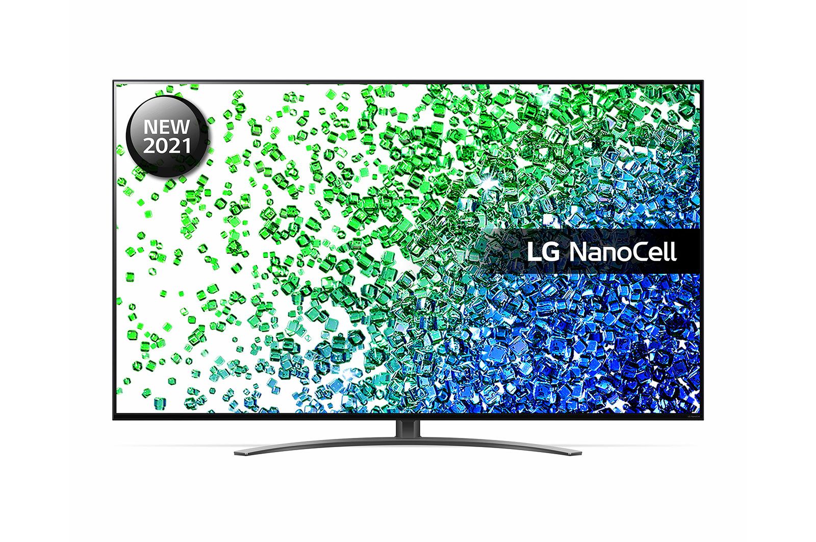 A front view of the LG NanoCell TV