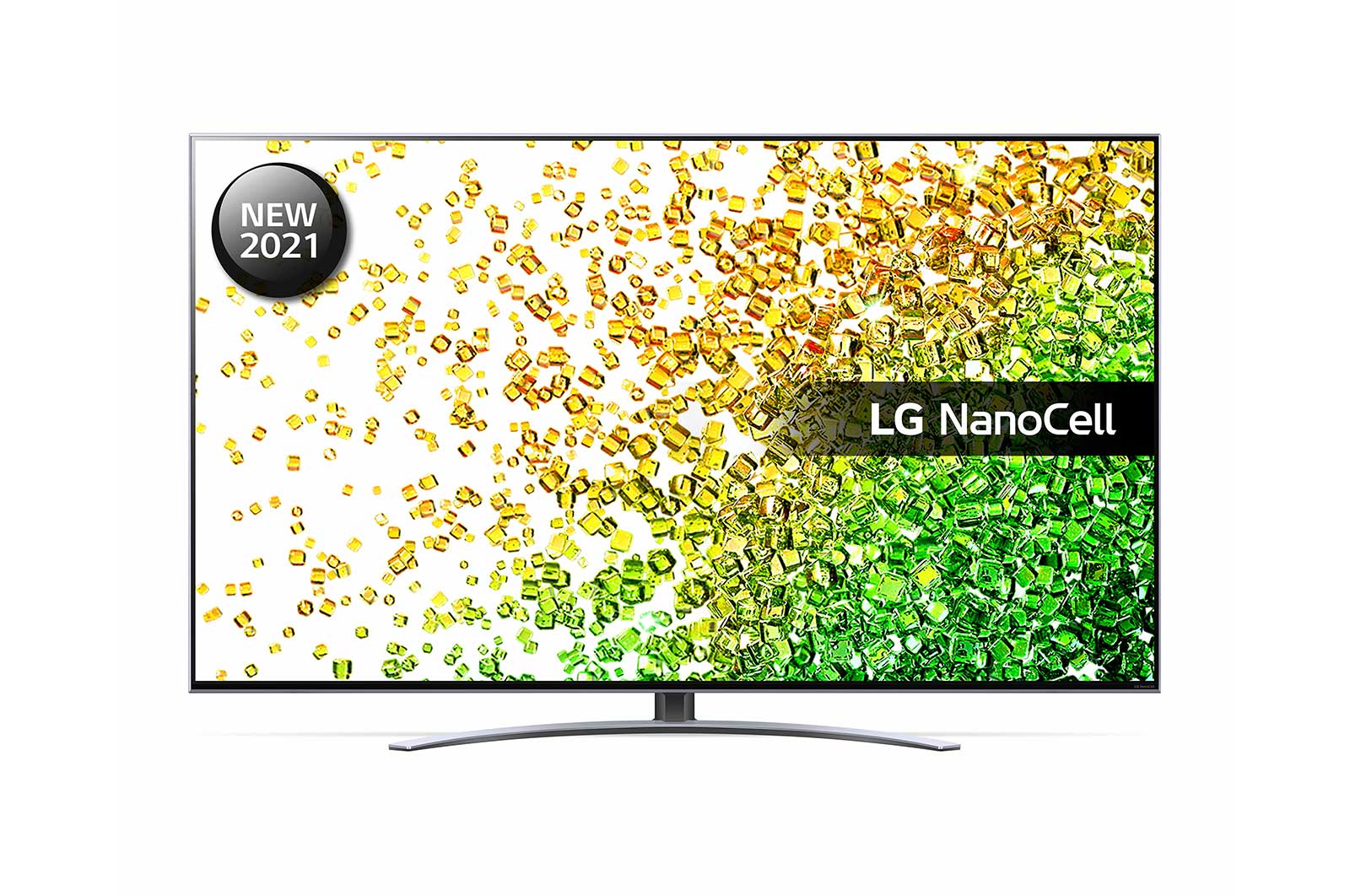 A front view of the LG NanoCell TV