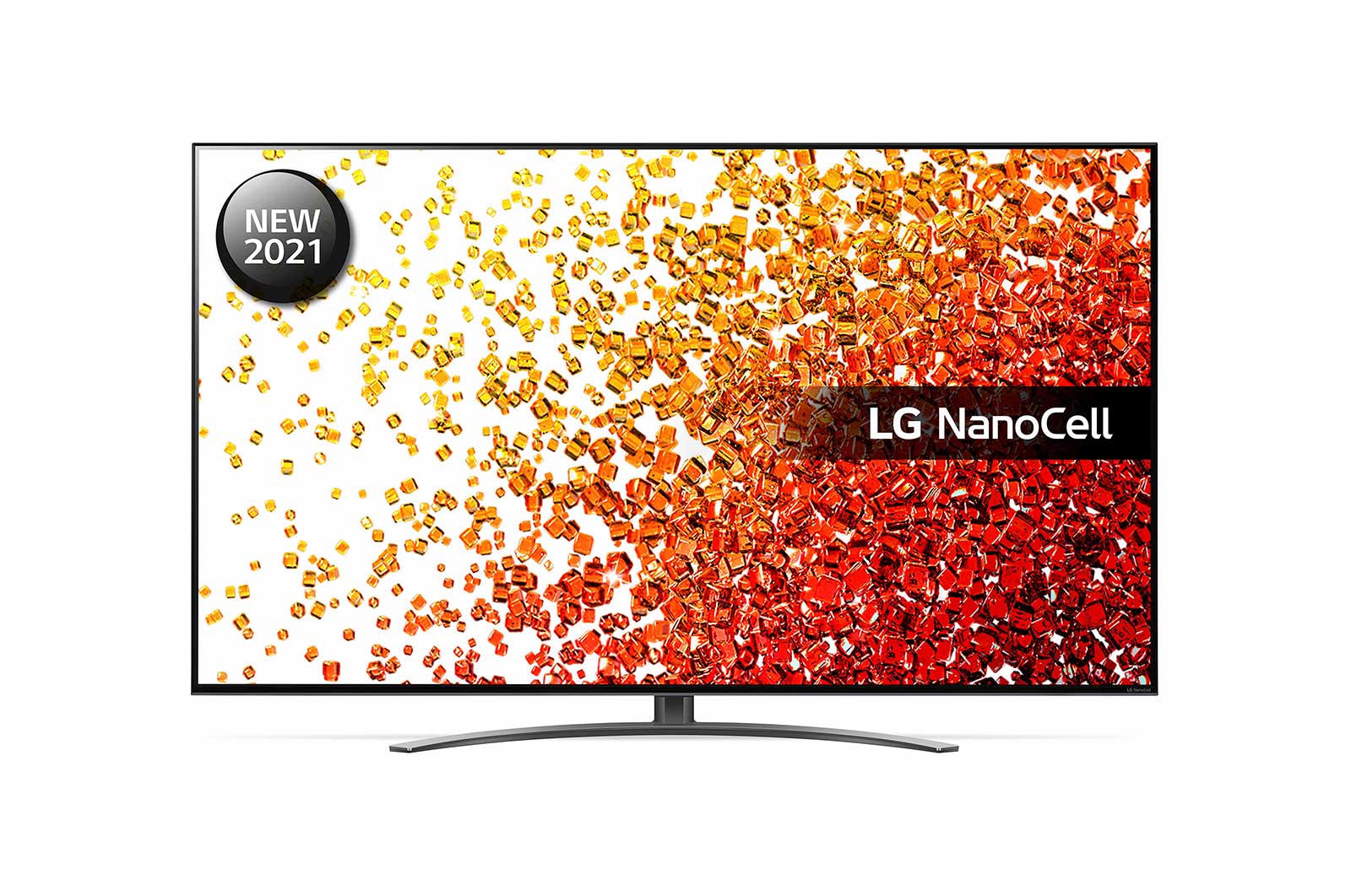A front view of the LG NanoCell TV