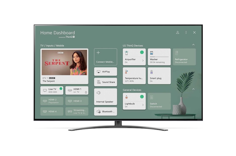 LG NanoCell NANO91 65" 4K Smart TV, 65NANO916PA