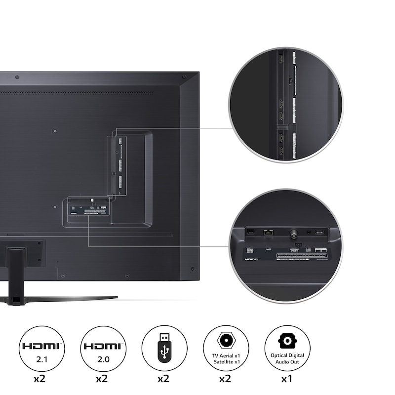 LG QNED QNED81 65 inch TV 2022, 65QNED816QA
