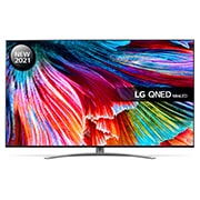 Front view of LG QNED MiniLED QNED99 65&#34; 8K Smart TV 65QNED996PB
