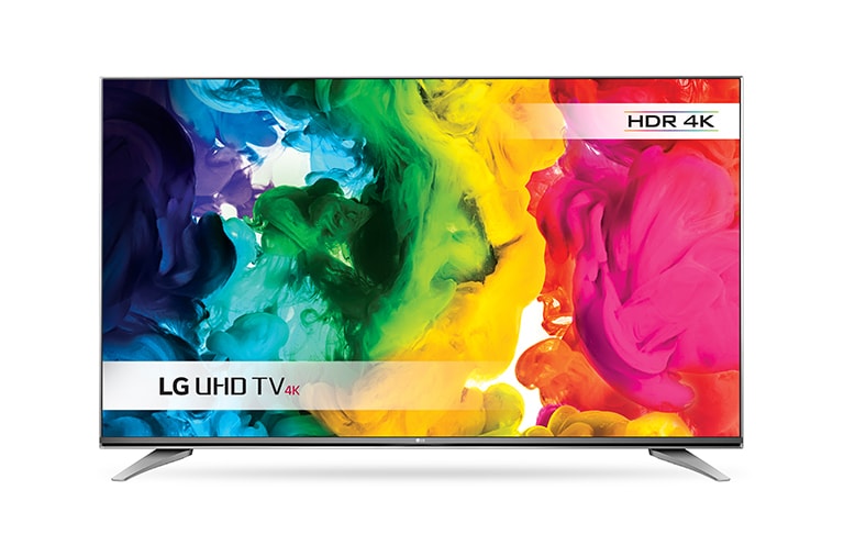 Front view of 65&#34; LG ULTRA HD 4K TV 65UH750V