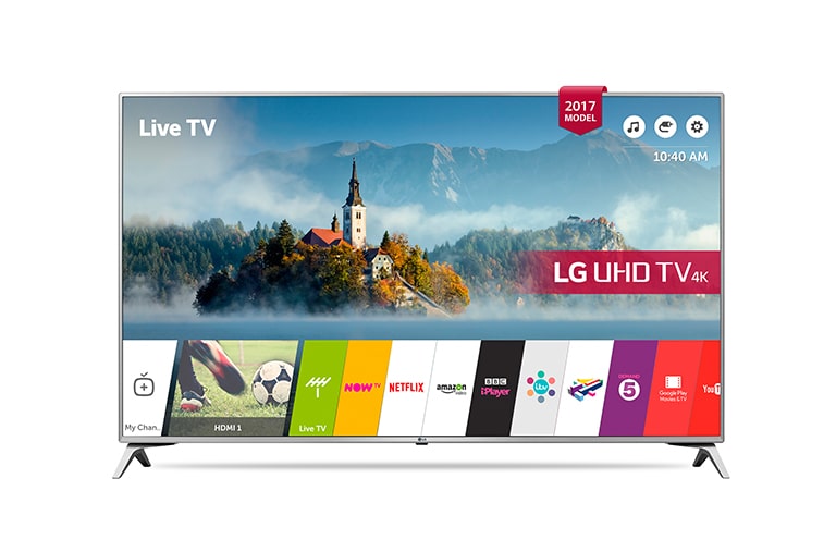 Front view of 65&#34; LG ULTRA HD 4K TV 65UJ651V