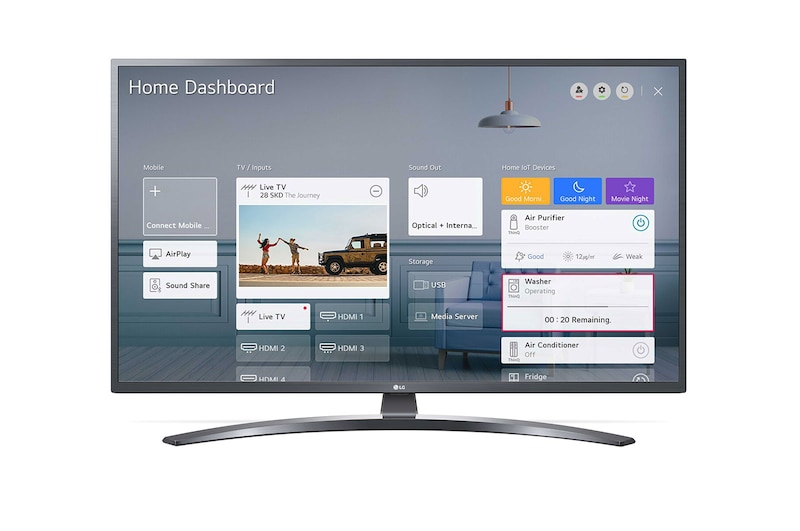 LG UN74 65 inch 4K Smart UHD TV, 65UN74006LB