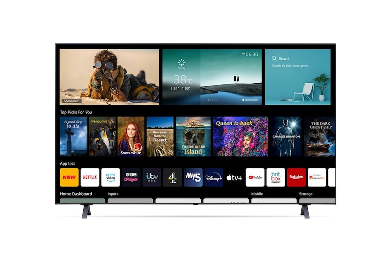 LG LED UP80 65" 4K Smart TV, 65UP80006LR